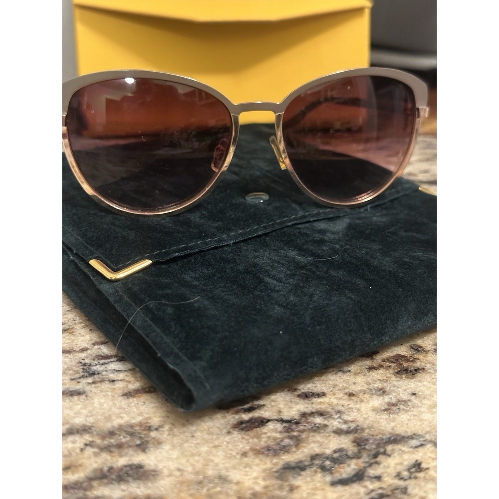 Celine Two Tone Silver Rose Gold Sunglasses Hjjsop 0329-RND Ladies Luxury Chic